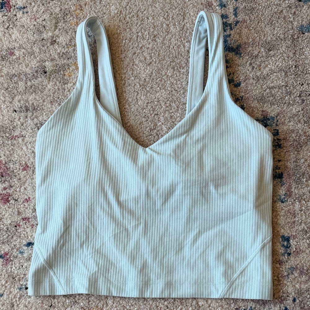 Lululemon Athletica Light Gray Tank Top